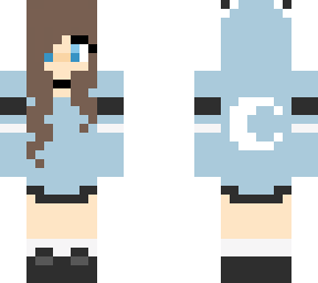 blue girl