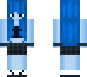 blue girl egirl gothic punk band sad girl