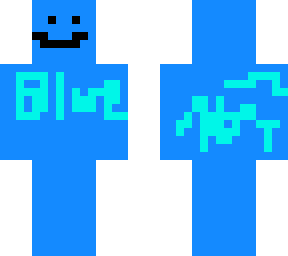 blue man