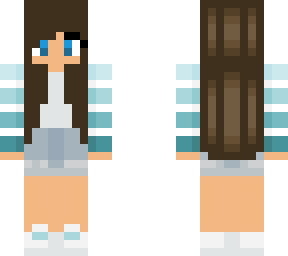 blue summer girl