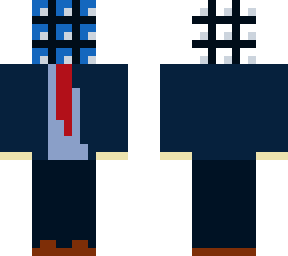 bussnuis man with rubix cube head