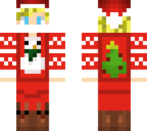christmas boy blonde