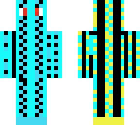 colourful stripy man