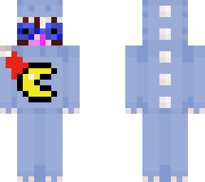 cow in pacman onesie