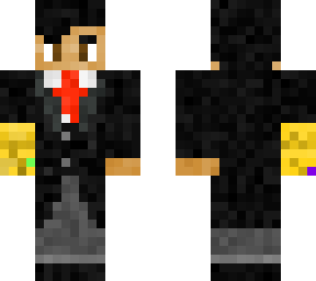 d1nn0 in suit with gauntlet