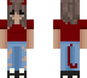 devil costume girl
