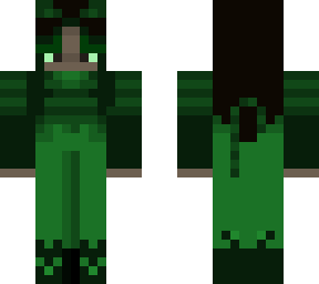 green cat skin