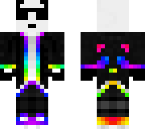 panda cool rainbow
