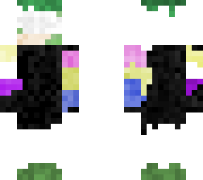 pride moss monster (pan+non-bi)