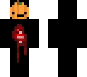 pumpkin with bloody chest