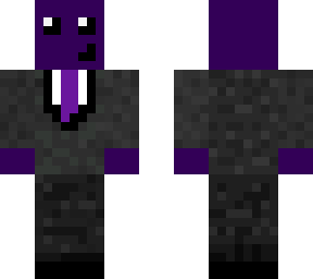 purple person in a suit