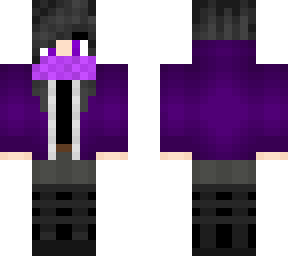 purple scarf