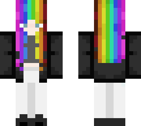 rainbow hair