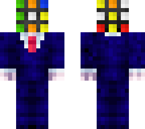 rubik's cube man