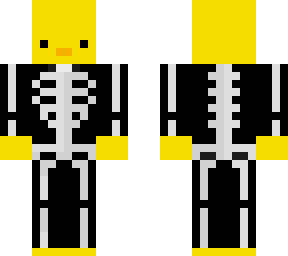 skeleton duck
