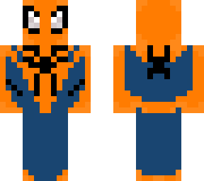 spider man naranja