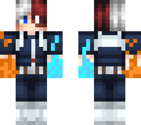 todoroki (fire and ice swiched)