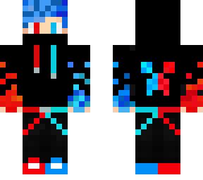 water & fire boy hoodie