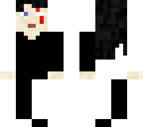 white and black