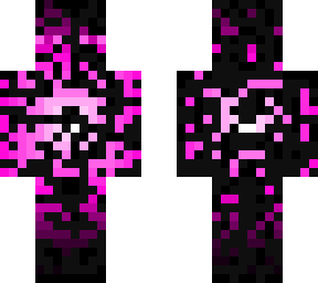 an almost faded enderman