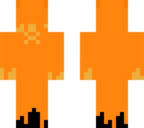 bendy covered in orange paint/halloween bendy