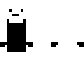 black and white apron with gloves