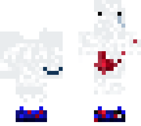 bloody crying ghost.
