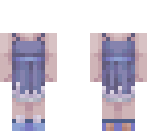 blue dress