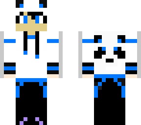 blue panda
