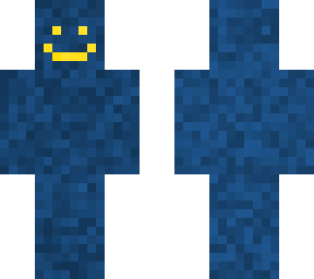 blue with yellow face