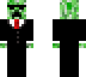 creeper with shades and tux