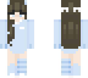 cute blue devil girl