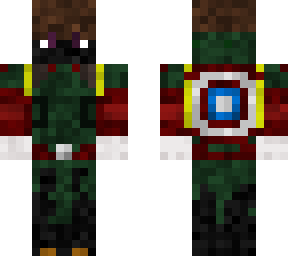 deku con escudo del cap