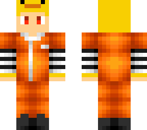 duck suit in prison jumpsuit