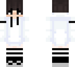 e boy with black overknee socks and gray shoes