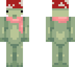 frog, but mushroom hat