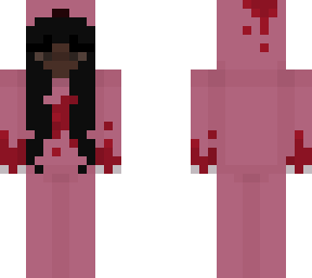 Gloomy Bear Black Girl Minecraft Skin