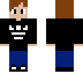 me in  a minecraft skin