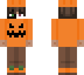 me in a pumpkin costume