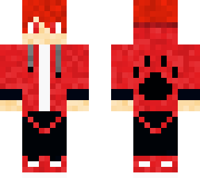 my red evil minecraft skin