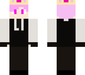 pink haired waiter