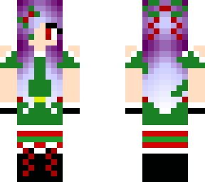 santa helper with heterochromia
