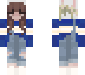 space goop blue sweater