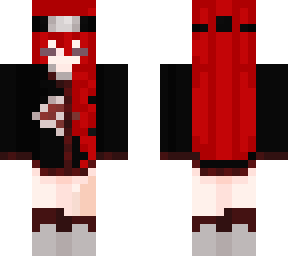 akatsuki con pelo rojo