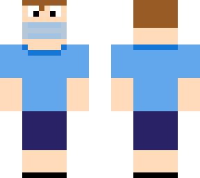 basic skin with a mask