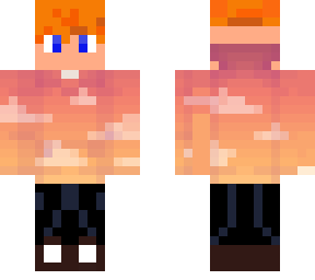 beter orange sunset boy