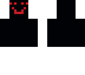 black person with red eyes and no legs