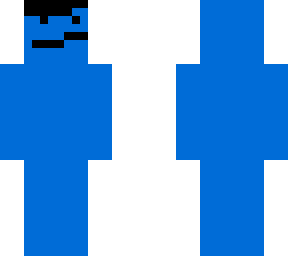 blue akward guy