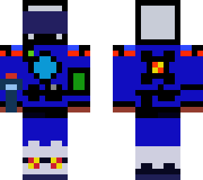 blue astronaut