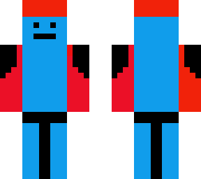 blue man